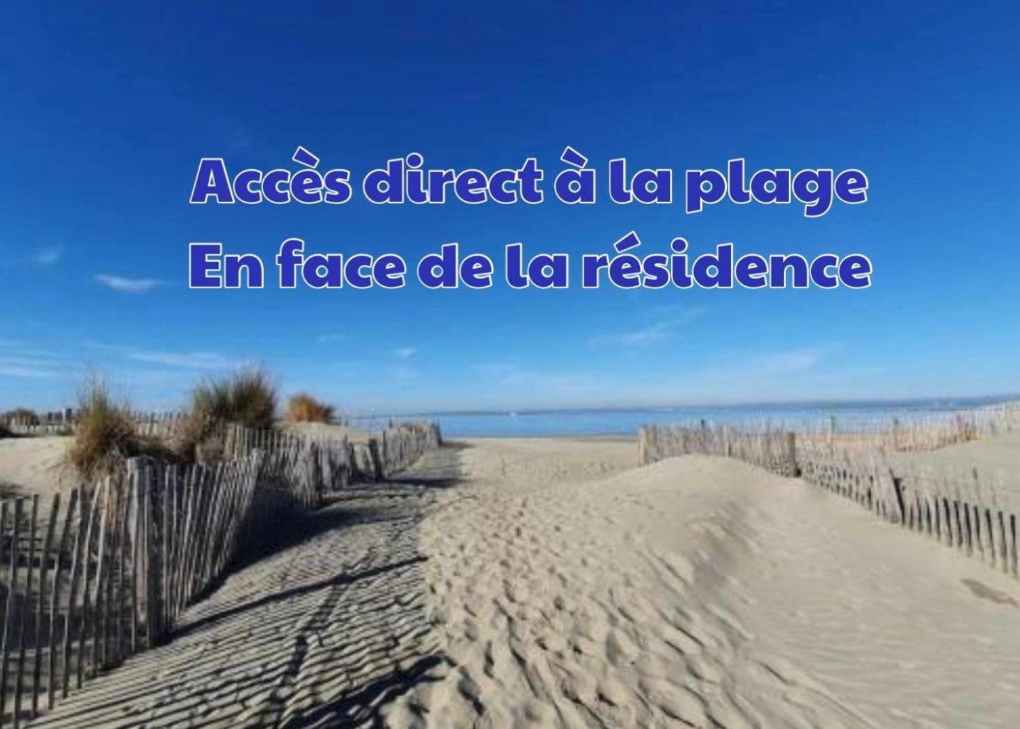 Studio Le Vue Mer Acces Direct A La Plage Parking Prive Clim Belle Terrasse Le Grau-du-Roi Exterior photo